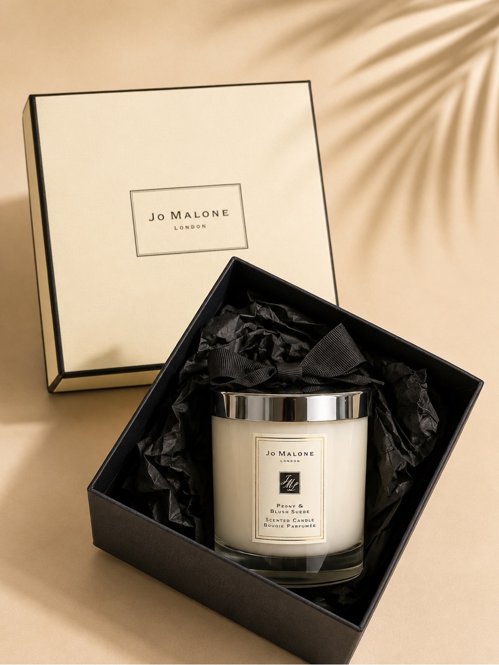 Jo Malone London Peony & Blush Suede Luxury Scented Candle With Gift Box